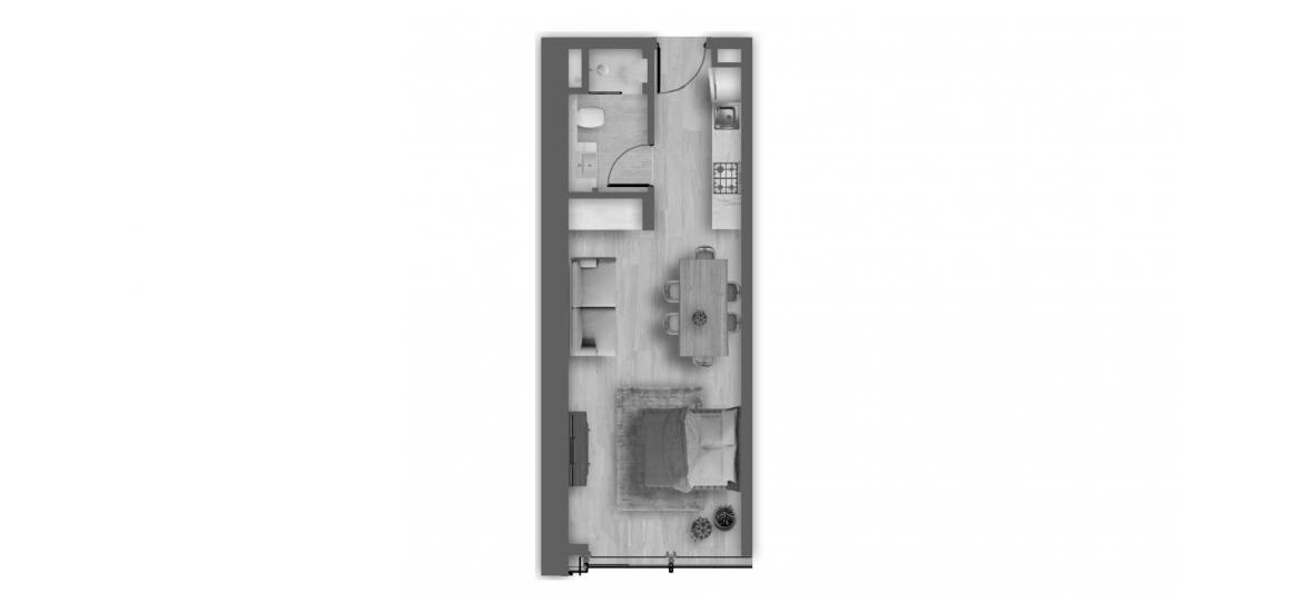 Floor plan «A», 1 room in AHAD RESIDENCES